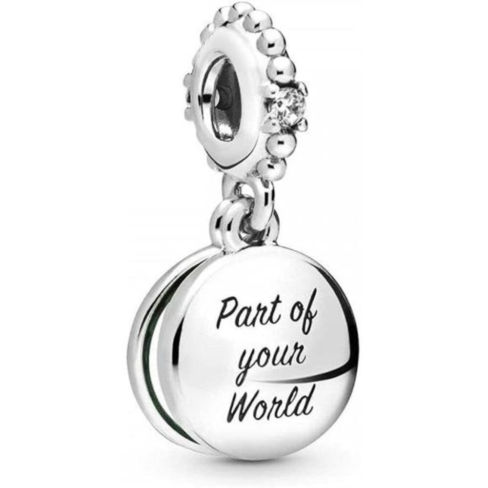 925 Sterling Silver Pendant Mermaid - Picture 2 of 3